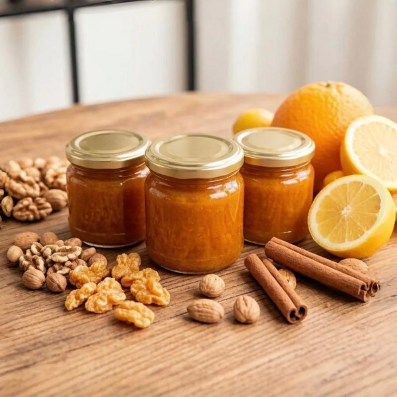 Тыква, орехи и немного корицы