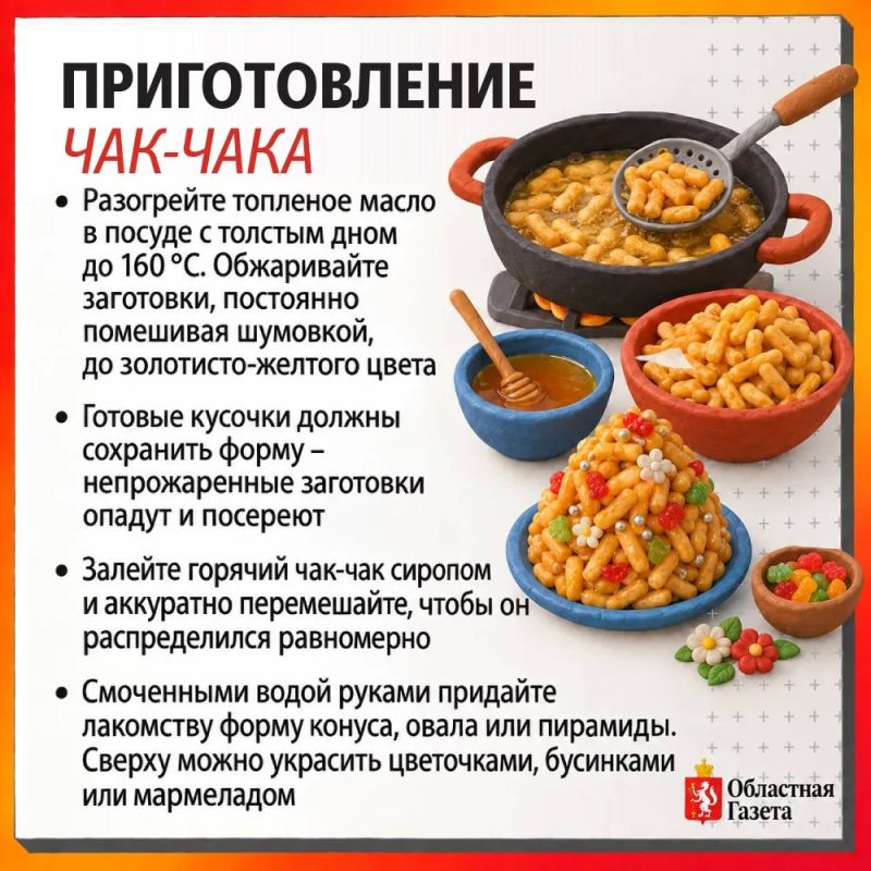 Чак-чак – сладкий символ гостеприимства! Чак-чак – сладкий символ гостеприимства!