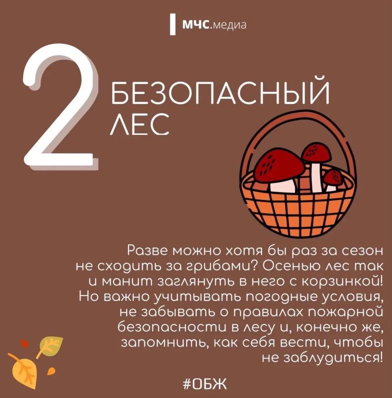 Осень — время помнить о безопасности! Осень — время помнить о безопасности!