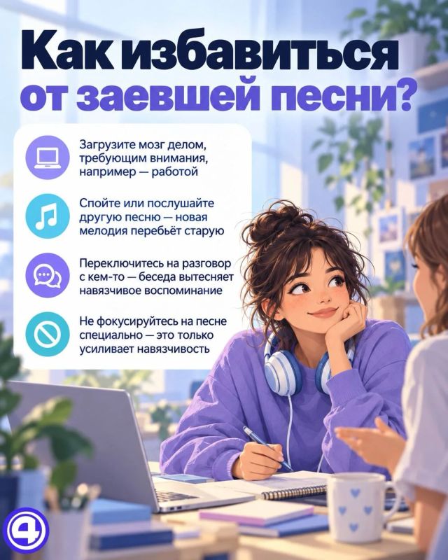 Почему песни заедает в голове? Почему песни заедает в голове?