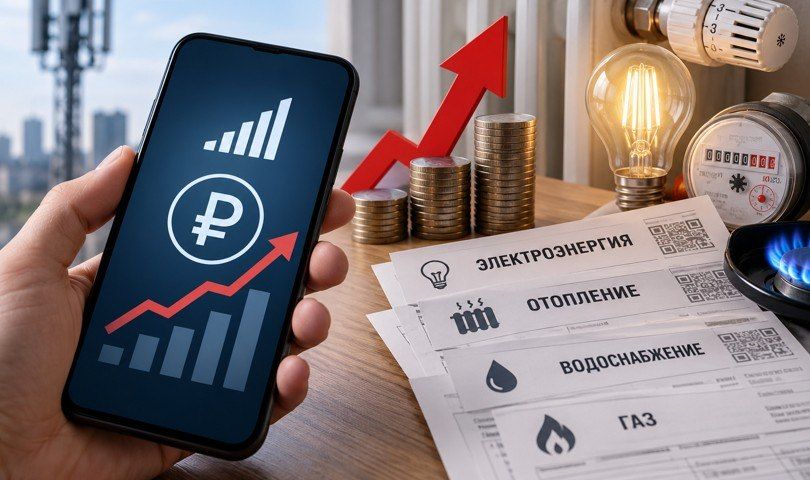 Минцифры предложило учитывать рост тарифов ЖКХ при подорожании мобильной связи