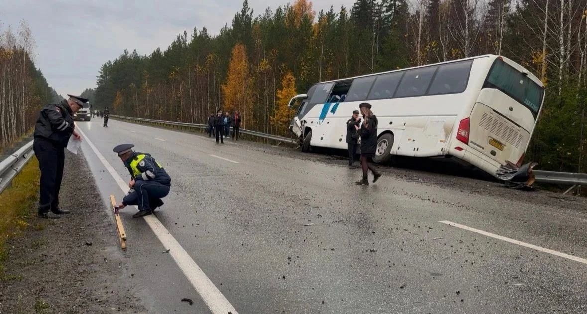 Смертельное ДТП с автобусом произошло на Режевском тракте Смертельное ДТП с автобусом произошло на Режевском тракте
