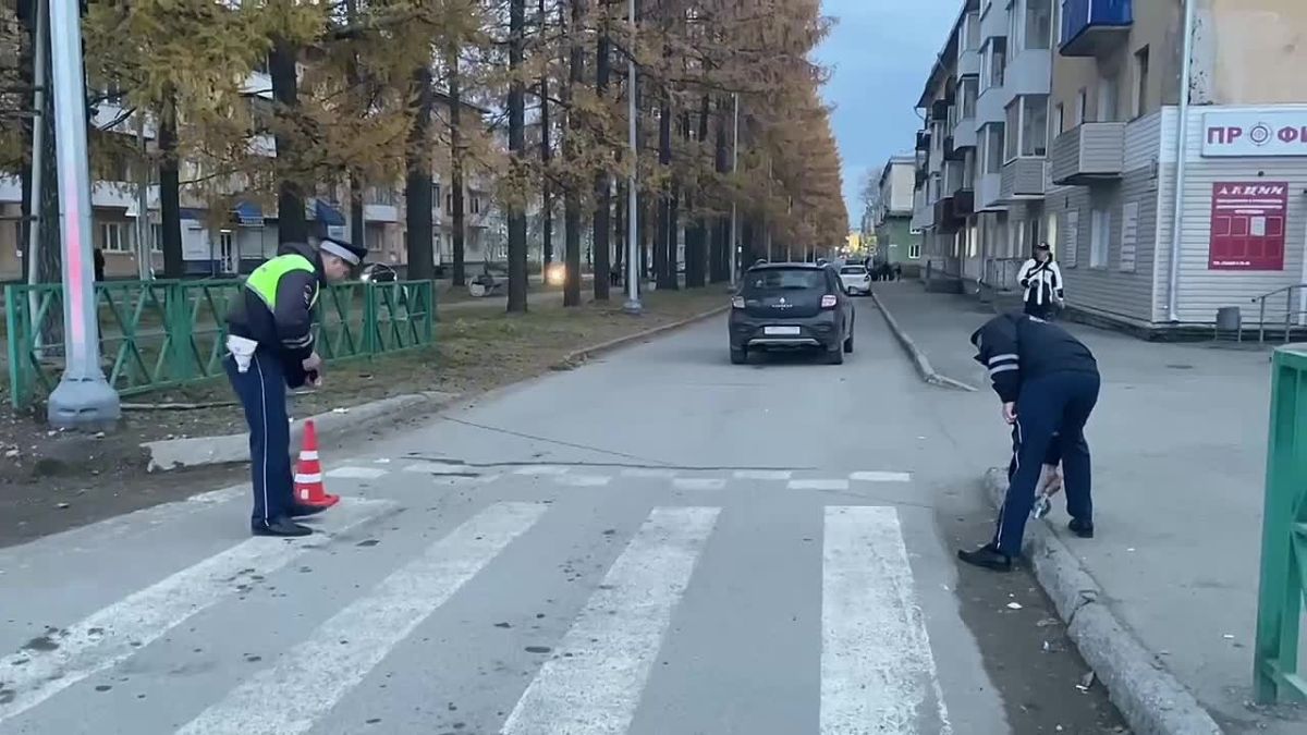В Североуральске 8-летнего мальчика сбили на пешеходном переходе