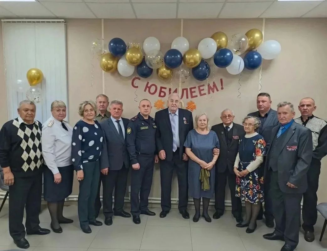 Заслуженного ветерана УИС Андрея Кузьмина поздравили с 90-летием