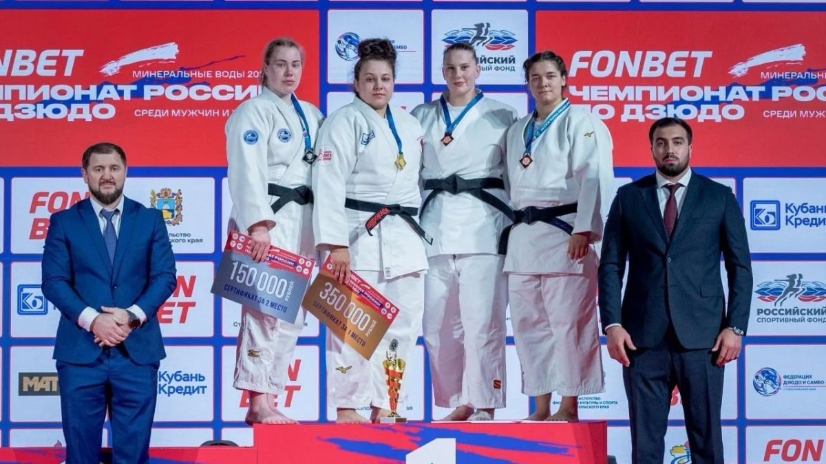 Свердловские дзюдоистки начали чемпионат России с двух медалей