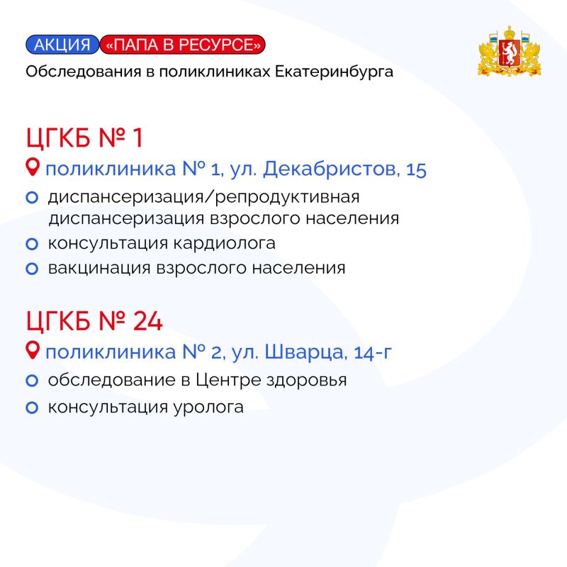 «Папа в ресурсе». Проект по защите мужского здоровья проходит в Свердловской области в преддверии Дня отца «Папа в ресурсе». Проект по защите мужского здоровья проходит в Свердловской области в преддверии Дня отца