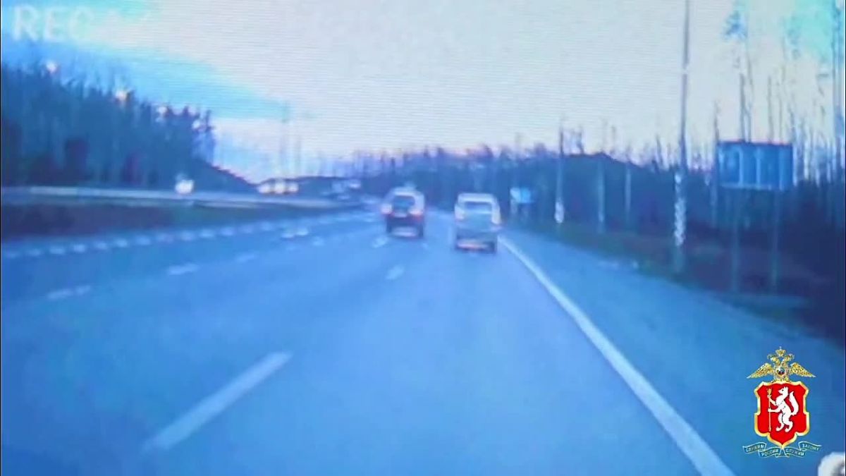 Публикуем видео момента ДТП на трассе М-12 «Восток» участок «Ачит — Екатеринбург»