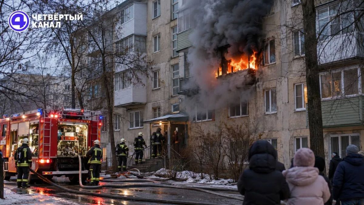 Пожар в доме на Энтузиастов унёс жизнь хозяйки квартиры