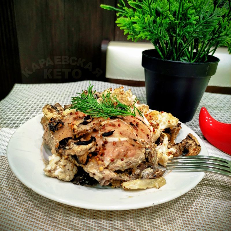 Курица с овощами в сливочно-горчичном соусе: простой рецепт для уютного ужина